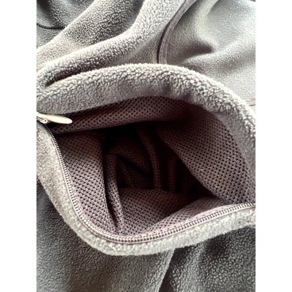 Nike Pullover Womens M Vintage‎ y2k Fleece Sweatshirt Black Pocket Therma Fit - Picture 10 of 12